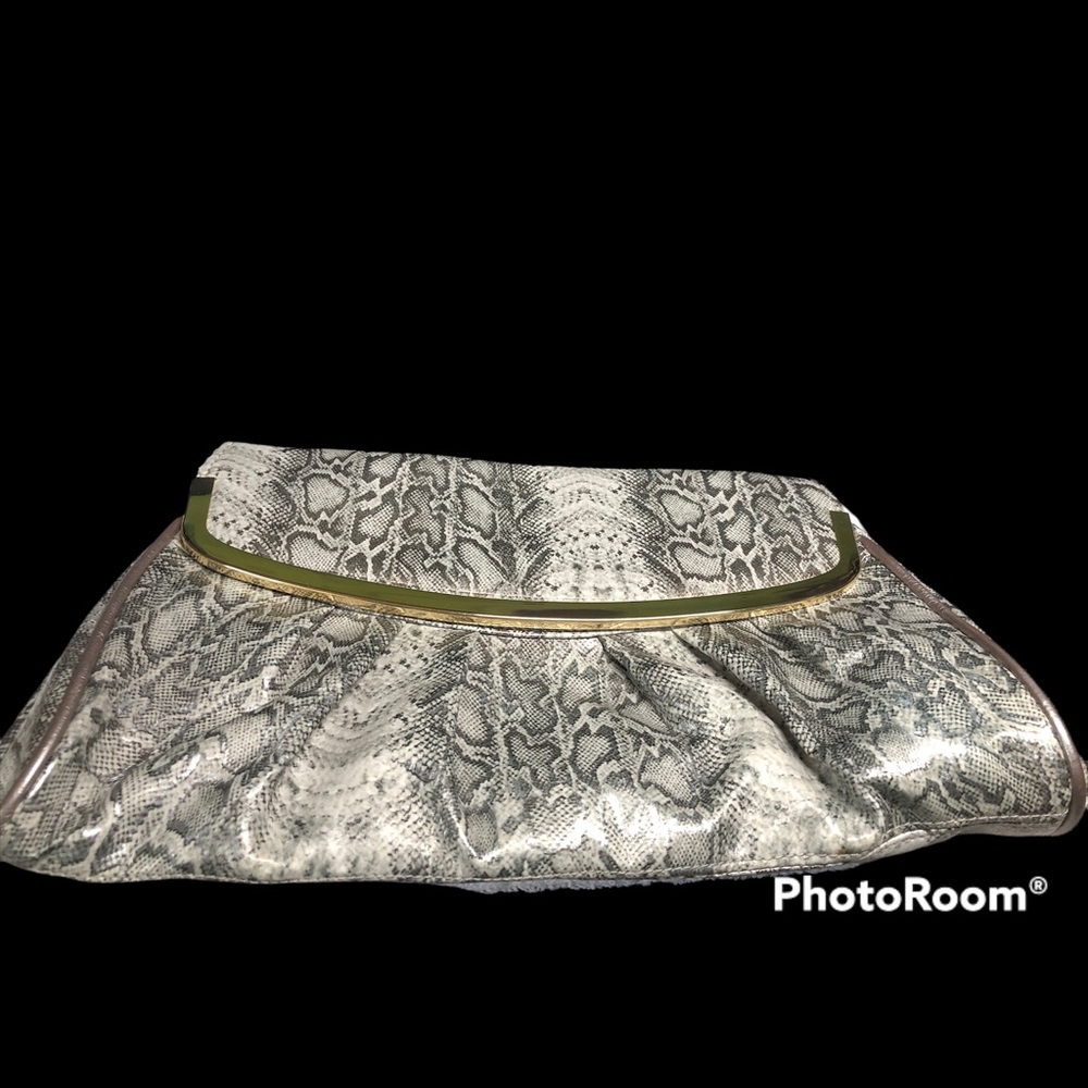 👜Vintage Aldo bag with shoulder chain very good condition-python grey